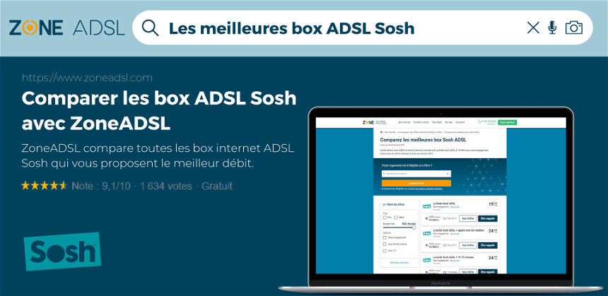 ADSL 인터넷 상자가있는 SOSH 상자