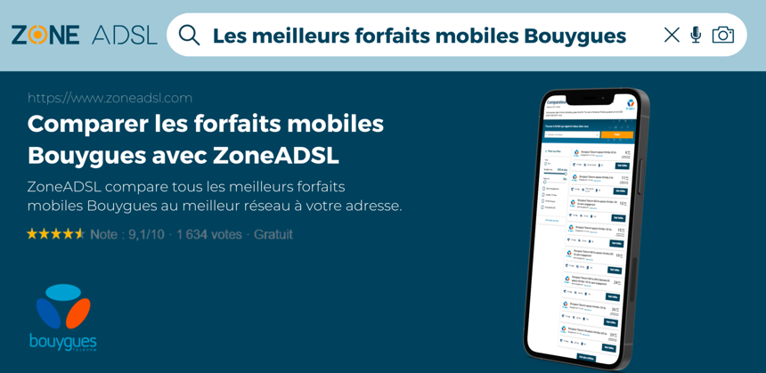 Bouygues telekommunikációs mobil csomagok